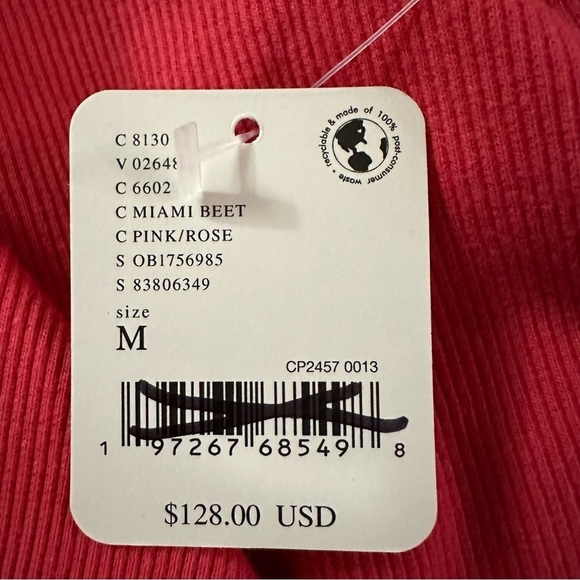 NWT Free People Miami Beet Midi Dress Pink/Rose Size Medium - Picture 9 of 10